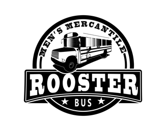 Rooster Bus logo design by bougalla005