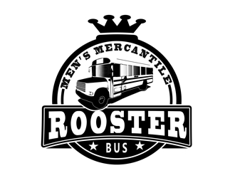 Rooster Bus logo design by bougalla005