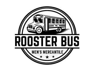 Rooster Bus logo design by Suvendu