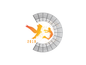 Burning Man 2019 logo design by nona