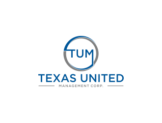 (TUM) Texas United Management Corp. logo design by L E V A R