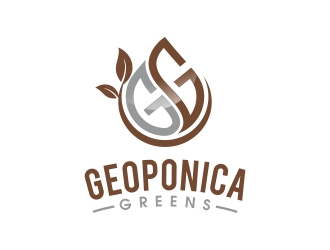 Geoponica Greens  logo design by rokenrol