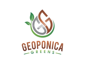 Geoponica Greens  logo design by rokenrol