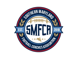Southern Maryland Football Coaches Association logo design by MarkindDesign