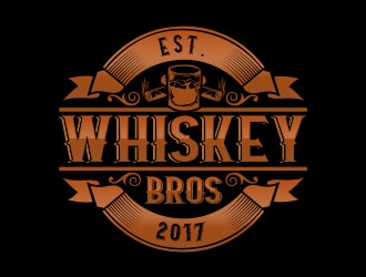 Whiskey Bros logo design by Benok