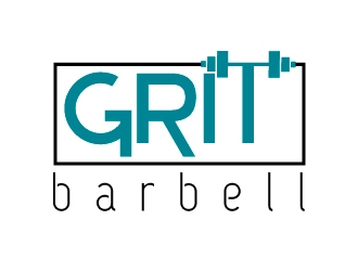 Grit Barbell logo design by savvyartstudio