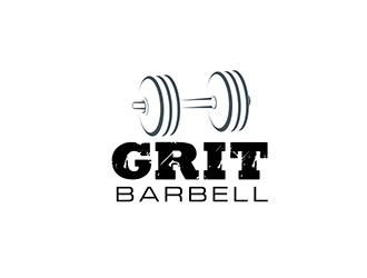 Grit Barbell logo design by Aqif