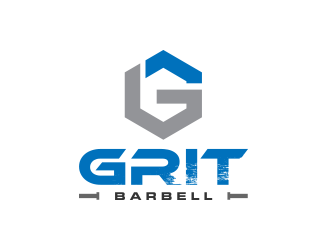 Grit Barbell logo design by Inlogoz