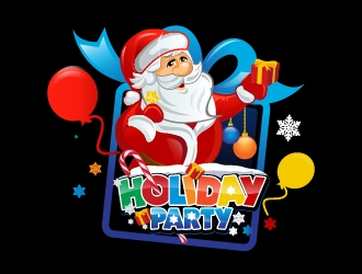 Holiday Party logo design by Suvendu