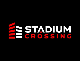Stadium Crossing logo design by jaize