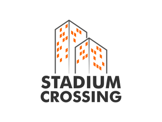 Stadium Crossing logo design by rezadesign