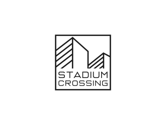 Stadium Crossing logo design by MRANTASI
