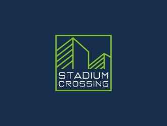 Stadium Crossing logo design by MRANTASI