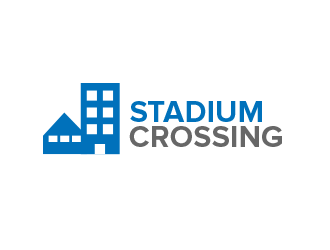Stadium Crossing logo design by BeDesign