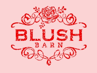 Blush Barn/ blush barn logo design by jaize