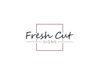 Fresh Cut Signs logo design by narnia