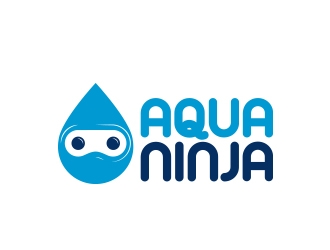 AquaNinja, Inc. logo design by MarkindDesign