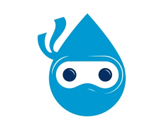 AquaNinja, Inc. logo design by MarkindDesign