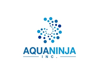 AquaNinja, Inc. logo design by lj.creative