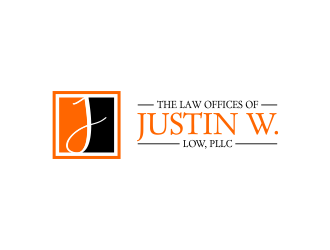 The Law Offices of Justin W. Low, PLLC logo design by done