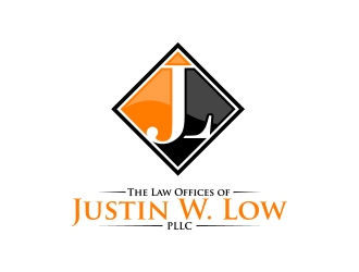 The Law Offices of Justin W. Low, PLLC logo design by MarkindDesign
