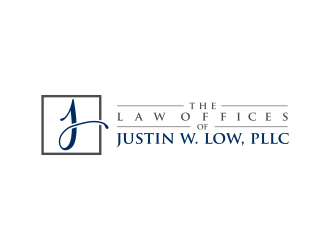 The Law Offices of Justin W. Low, PLLC logo design by imagine