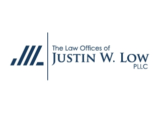 The Law Offices of Justin W. Low, PLLC logo design by Marianne