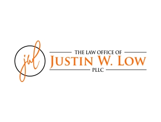 The Law Offices of Justin W. Low, PLLC logo design by excelentlogo