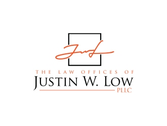 The Law Offices of Justin W. Low, PLLC logo design by Eliben