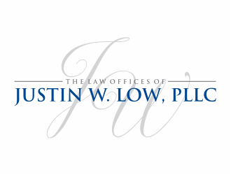 The Law Offices of Justin W. Low, PLLC logo design by mutafailan