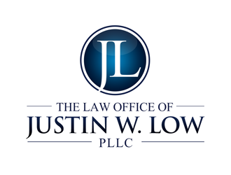 The Law Offices of Justin W. Low, PLLC logo design by kunejo