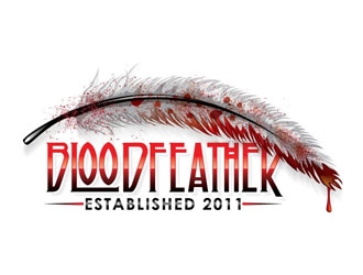 BLOODFEATHER logo design by shere