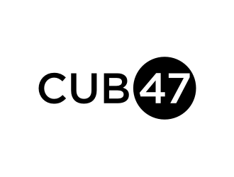 CUB47 or Cub47 Clothing logo design by rief