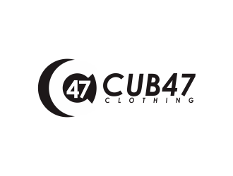 CUB47 or Cub47 Clothing logo design by perf8symmetry