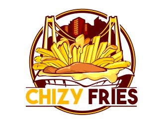 Chizy Fries logo design by veron