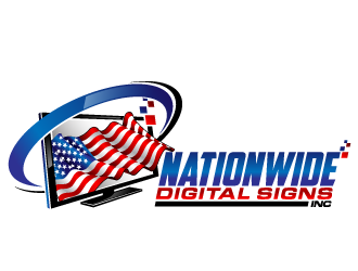 Nationwide Digital Signs, Inc. logo design by scriotx