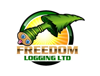 Freedom Logging Ltd logo design by uttam