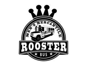 Rooster Bus logo design by bougalla005
