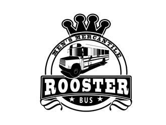Rooster Bus logo design by bougalla005