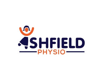 Ashfield Physio logo design by Foxcody