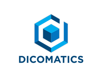 DICOMATICS logo design by sheilavalencia