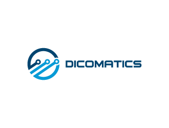 DICOMATICS logo design by pencilhand