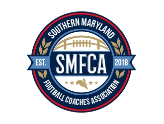 Southern Maryland Football Coaches Association logo design by MarkindDesign