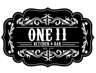 One 11 Kitchen & Bar logo design by aldesign