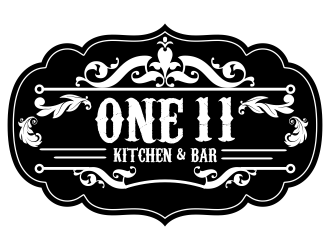 One 11 Kitchen & Bar logo design by aldesign