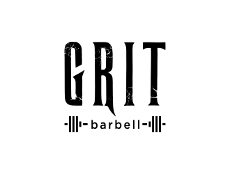 Grit Barbell logo design by afra_art