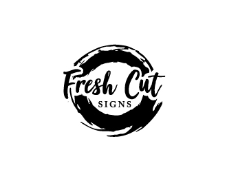 Fresh Cut Signs logo design by samuraiXcreations