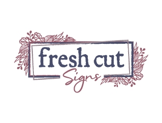 Fresh Cut Signs logo design by jaize