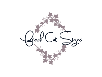 Fresh Cut Signs logo design by JessicaLopes