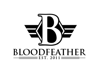 BLOODFEATHER logo design by BeDesign